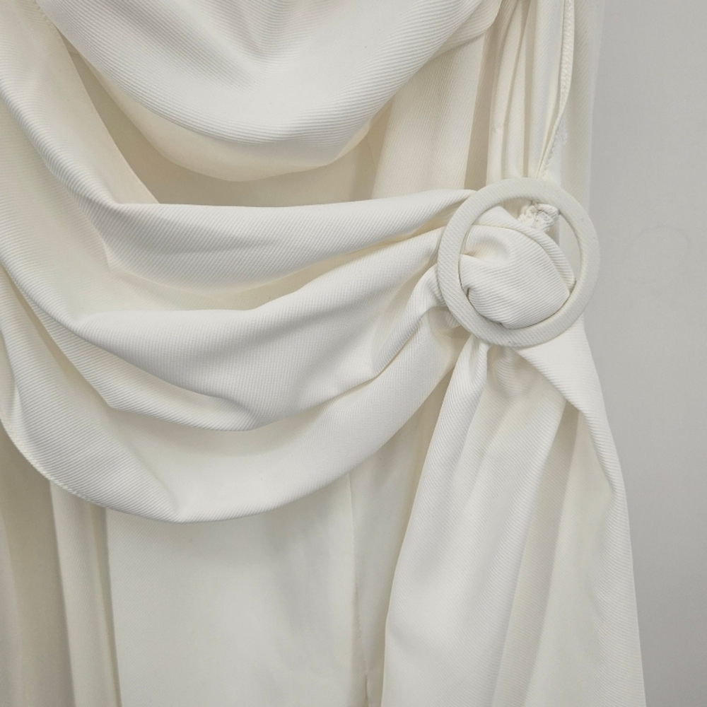 Amanda Uprichard Bexley Maxi Dress One Shoulder Long Evening‎ Gown Sz M - Picture 6 of 14
